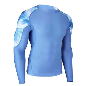 Camiseta Deportiva de Poliéster y Spandex de Primera Calidad, Protección UV, Elástica, para Hombre, Proveedor de Camisetas Deportivas de Nailon de Alta Gama - Product Image 1