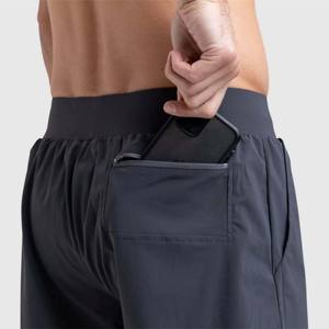 Custom Logo Mens <b>Elastic</b> Waist Shorts Plain Sweat Fleece Shorts Clothing Manufacturer Plus Size High Street Style Shorts - Product Image 5