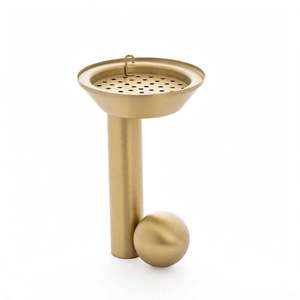 Brûleur d'encens de luxe doré mat Bakhoor Mabkhara, support métallique pour Oud, décoration Ramadan Mosquée Maison, encensoir à charbon arabe - Product Image 5