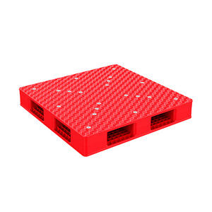 Pallet in Plastica Monofacciale Duy Tan Misura Standard con Ingresso a 4 Vie 110x110x15cm HDPE Statico 3000kg Modello 1210-WGTZ Pronto per l'Esportazione - Product Image 1