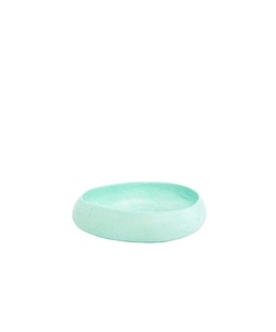 Bol décoratif en résine de roche moyenne Design de tourbillon artisanal pour la décoration intérieure Pièce de service élégante pour la salle à manger Ustensiles de cuisine modernes - Product Image 1