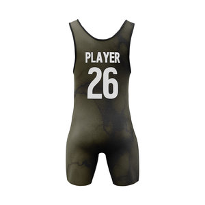 Combinaison de lutte personnalisée, une pièce, imprimée par sublimation, ajustée, séchage rapide, unisexe, pour adultes, vêtements d'arts martiaux, fabrication sur demande - Product Image 3