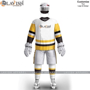 Vente en gros d'uniformes de hockey sur glace réversibles OEM faits sur mesure ensembles de sublimation de pantalon en jersey sergé style de vêtements somptueux - Product Image 4