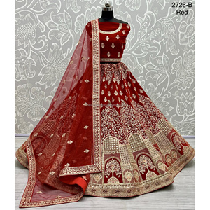 Nupcial Indio Desgaste Terciopelo Colecciones Para Novia Con Zarkhan Trabajo Por Fabzone - Product Image 5