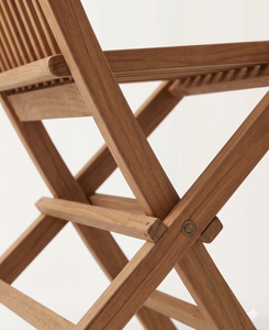 Solid Teak Wood <b>Folding</b> <b>Chair</b> Outdoor Garden <b>Dining</b> <b>Chair</b> Patio Foldable Wooden <b>Chair</b> Wholesale Commercial Restaurant Furniture - Product Image 6
