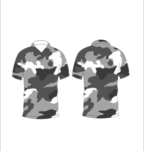 Mens Grey Black <b>White</b> Abstract Pattern <b>Polo</b> Shirt Casual Short Sleeve Golf T Shirt Custom Printed Fashion Wear - Product Image 3
