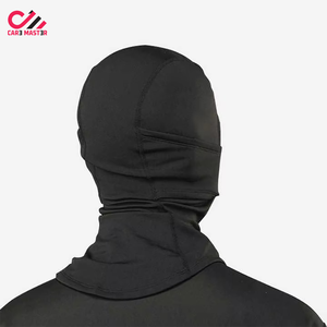 Pasamontañas de esquí a cuadros 100% algodón con bordado de logotipo personalizado, gorro de punto de 3 orificios para motocicleta, tallas y colores personalizables - Product Image 4