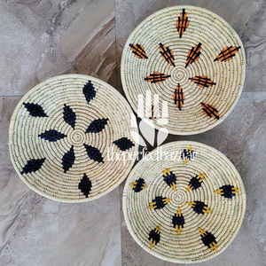 Panier multifonctionnel en herbe de Moonj naturelle, forme diamant, écologique, durable, taille mini - Product Image 2