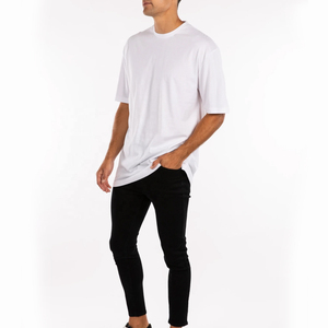 T-shirt oversize en coton épais de haute qualité, coupe décontractée, style streetwear, matière confortable pour un usage quotidien - Product Image 5
