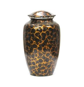 Urn สำหรับขี้เถ้ามนุษย์แพทช์สีดำและสีเหลือง - Product Image 2