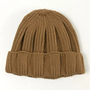 Bonnet d'hiver à logo personnalisé avec broderie 3D sur tout le tricot Bonnets d'hiver chauds pour un usage professionnel quantité minimale de commande bas pour les voyages - Product Image 2