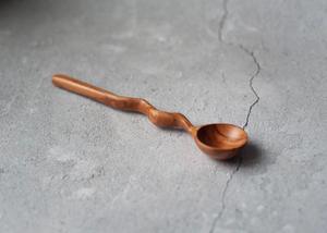 Cuillère à thé en bois durable, cuillère à café et à sucre en bois naturel, finition lisse, ustensile de cuisine réutilisable - Product Image 3