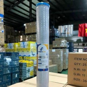 Cartouches filtrantes CTO en plastique haute qualité à débit élevé, pièces de rechange pour purificateur d'eau domestique RO et machine de filtration d'eau - Product Image 6