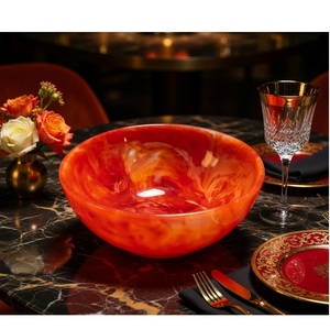 Tazón de resina natural para cocina, hogar, hotel, bodas, fiestas, ecológico, para servir ensaladas y alimentos, a bajo precio y alta calidad. - Product Image 1