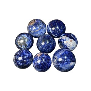 Esfera de Cristal de Sodalita Azul Natural, Bola de Piedra Preciosa Pulida para Decoración del Hogar y Feng Shui - Product Image 2