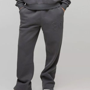 Conjunto de Sudadera con Capucha Oversize y Pantalones Acampanados para Hombre, Estampado Streetwear, Chándal de Invierno Pesado 100% Transpirable - Product Image 5