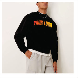 Sweat-shirt surdimensionné pour homme, personnalisé, brodé, en coton, respirant, sweat-shirts pour homme, OEM personnalisé - Product Image 5