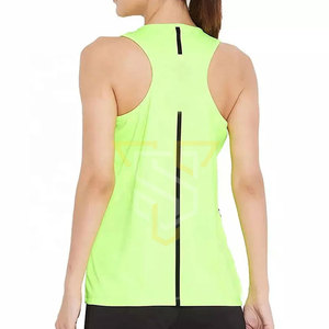Vêtements de sport sans manches, nouveau style, débardeurs pour femmes en stock, en coton et polyester. - Product Image 3