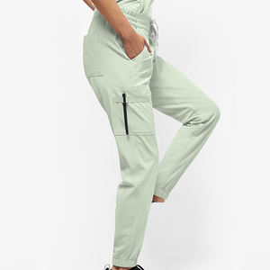 Pantalones de Enfermería para Mujer, Diseño Personalizado, Tela Oxford, Transpirables, Ajuste Delgado, Cintura Elástica, Dos Bolsillos, Detección de Agujas, Sin Costuras - Product Image 5
