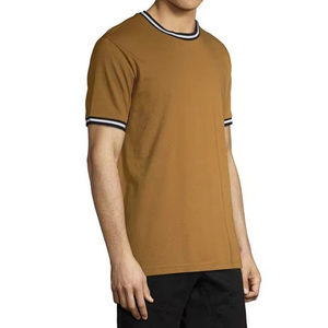 เสื้อยืดผ้าไหมแขนสั้นผู้ชาย สีพื้น ใส่สบาย ทรงหลวม เรียบง่าย สำหรับขายออนไลน์ - Product Image 3