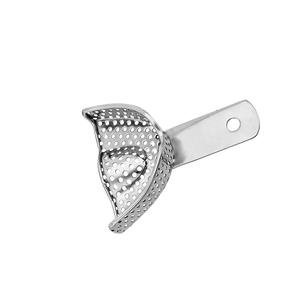 Bandejas de Impresión Reutilizables de Acero Inoxidable Profesionales, Instrumentos Dentales de Grado Médico, Esterilización a Alta Temperatura, CE - Product Image 2