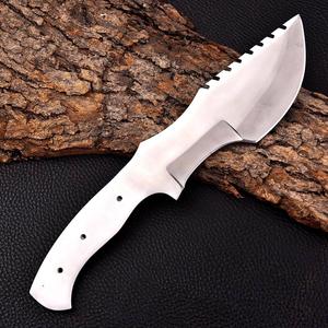Nordic Forge Carbon Steel Tracker Knife Blank Blade Full Tang Hunting & Camping Knife Blank Satin Polish Finish - Product Image 2