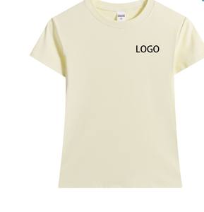 Camisetas de Manga Corta para Mujer, Cuello Redondo, Camisetas de Algodón, Camisetas Básicas Bonitas - Product Image 2