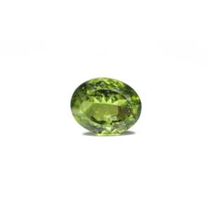 Emerald Cut Peridot 12.5 Carat Loose Gemstone for Fine Jewelry - Product Image 1
