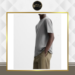 Camiseta Casual de Cuello Redondo para Hombre, 100% Algodón Puro, de Peso Pesado, con Opción de Logotipo Personalizado, Calidad Garantizada, Superventas - Product Image 4