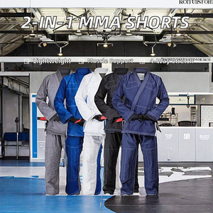 Kimono de Jiu Jitsu Unisex, 100% Algodón, Transpirable, para Adultos, Ropa de Artes Marciales, Corte Regular, Teñido Liso, Múltiples Colores - Product Image 6