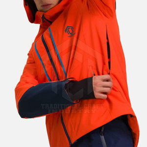 Chaqueta de Esquí con Capucha para Hombre, Último Modelo, con Logotipo Frontal, Tejido Ligero y Transpirable para Invierno, Personalizable OEM - Product Image 5