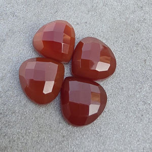 พลอยออนิกซ์สีแดงธรรมชาติ ทรงเหลี่ยมขัดเงา แบบคาโบชอง ขนาดมาตรฐาน สำหรับขายส่ง อุปกรณ์ทำเครื่องประดับ - Product Image 6