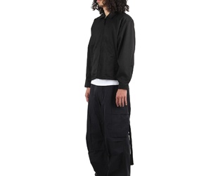 Veste de travailleur en toile surdimensionnée de haute qualité avec logo imprimé personnalisé veste à capuche pour travaux extérieurs d'hiver d'automne avec broderie à fermeture éclair - Product Image 5