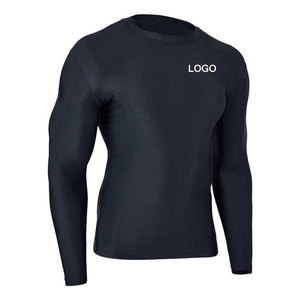 Short Sleeve Rash Guard Compression Workout T Shirt Moisture Wicking Athletic Wear - Product Image 5