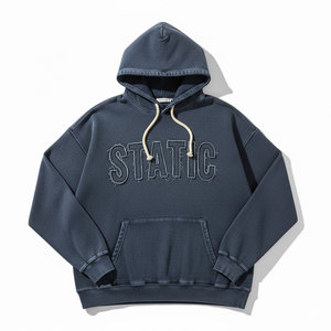 Sudadera con capucha para hombre, tela de forro polar acogedora, cálida, cómoda, de corte relajado, adecuada para moda urbana, uso casual y días fríos. - Product Image 6