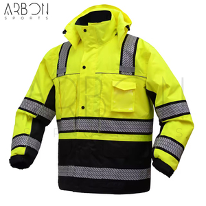 Chaquetas de Trabajo Reflectantes Resistentes, con Logotipo Personalizado, Hechas a Mano, Lavables a Máquina, Servicio OEM ODM, Crea Tu Propia Marca - Product Image 4