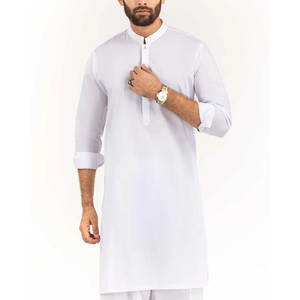 Ensemble shalwar kameez traditionnel pour homme, best-seller, coton de haute qualité, pour fêtes et mariages, en vente - Product Image 2