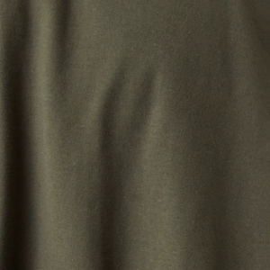 Camiseta de algodón de punto liso verde oliva extragrande para hombre, de manga corta, cuello redondo, ajuste casual, largo regular, estilo liso. - Product Image 6