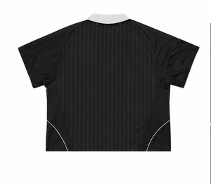 Camiseta de Verano para Hombre, Informal, Personalizada, de Jersey Transpirable de Secado Rápido, de Alta Calidad, Manga Corta, Cuello Alto, OEM - Product Image 2