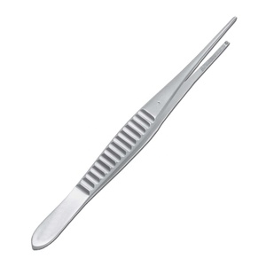 Pinces à tissus Gillies 1x2 à dents, manuelles, en acier inoxydable, pince chirurgicale, certifiées CE, instrument de chirurgie générale - Product Image 4