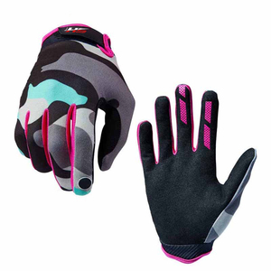 Gants de motocross Elite, antidérapants, avec paume en silicone imprimé, en cuir synthétique, protège-mains, équipement de course en plein air - Product Image 1