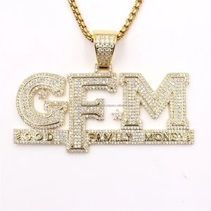 จี้เพชรแบบเต็มวงสำหรับครอบครัว GEM รุ่นสั่งทำพิเศษ สไตล์ฮิปฮอป ประดับเพชร VVS มอยส์ซาไนต์ เครื่องประดับหรูสำหรับผู้ชาย - Product Image 5