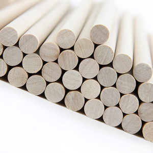 Round Dowels Polished Wooden Dowel Rods 1/2x12" Size DIY Crafts <b>Freestanding</b> Decorations From Viet Nam - Product Image 2