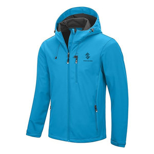 Chaqueta de Invierno Casual para Hombre, Cómoda y a la Moda, con Capucha, Cuello Alto, Cierre de Cremallera Frontal, Tejido de Nailon/Poliéster para Adultos - Product Image 1