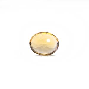 Natural Citrine Gemstone 3.6 Carat 12mm Polished Carved Yellow Stone for Jewelry Making - Product Image 2