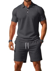 China Bangladesh Factory Price OEM Customized Printed Solid Front Knitted Casual Short Sleeve Breathable Summer Fashion Men Polo - Product Image 2