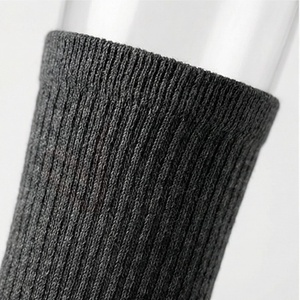 Men's Crew <b>Socks</b> Solid <b>Color</b> Knitted Breathable Cotton Autumn Daily Wear Regular Style - Product Image 4
