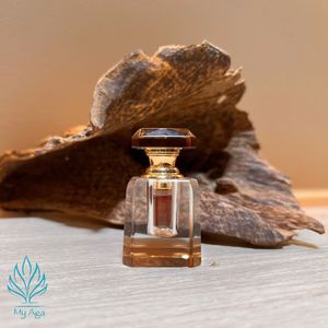 Huile d'agarwood pure à 100 % My Aga, cylindrique, 1 ml/flacon en verre - Huile essentielle d'agarwood, notes boisées, parfum longue durée, en provenance du Vietnam - Product Image 3