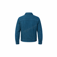 Veste en jean pour homme, modèle streetwear vierge, en denim coquille de coton délavé à l'acide, nouvelle qualité, personnalisable, collection hiver 2026, promotion
