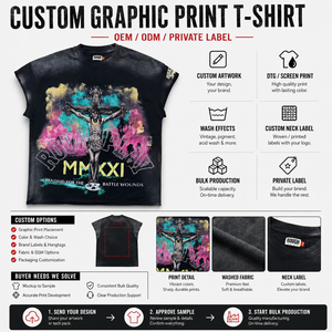 T-shirt pour homme à manches courtes, style formel, logo imprimé noir sur le devant, coupe régulière, imprimé graphique, 100% coton, surdimensionné, écologique - Product Image 5